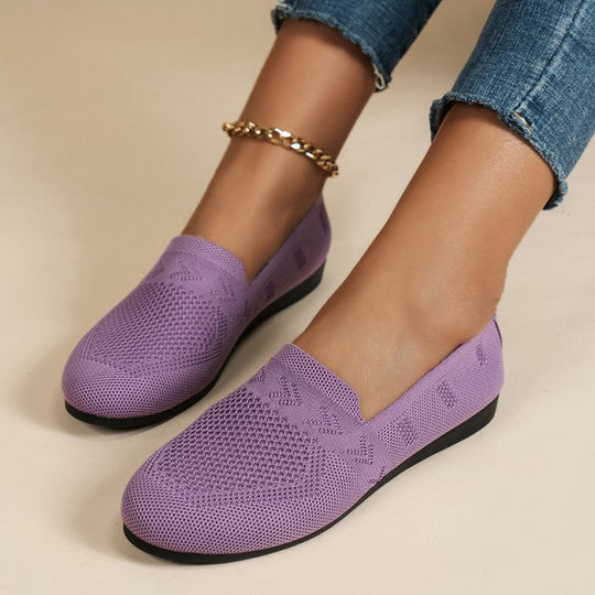 Heidi-Mode | Blaue Atmungsaktive Mesh Schuhe
