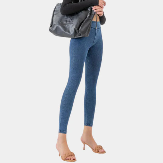 Heidi-Mode | Slim-fit Damen Denim Look Leggings