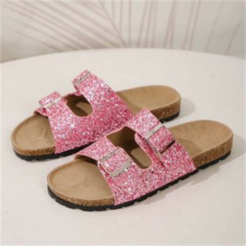 Heidi-Mode | Glitzersandalen