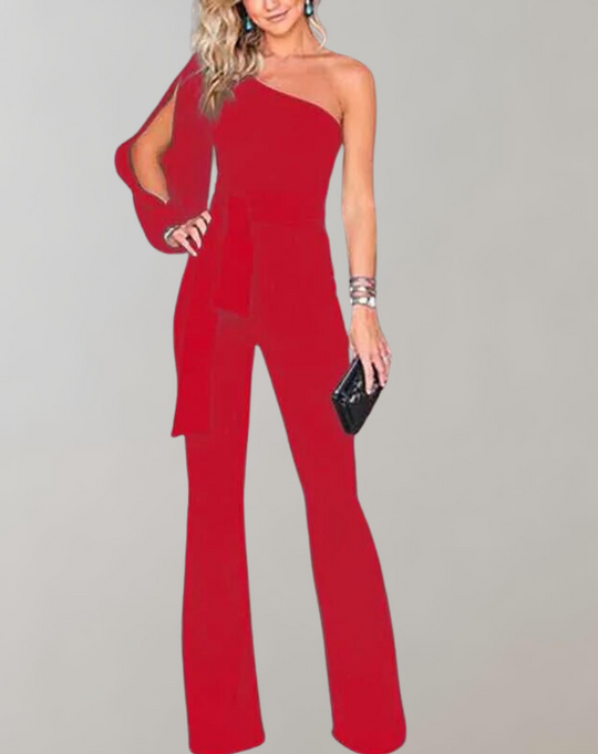 Stylischer Damen Jumpsuit mit Ärmeln