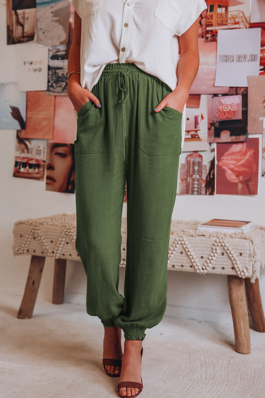 Heidi-Mode | Damen Leinenhose