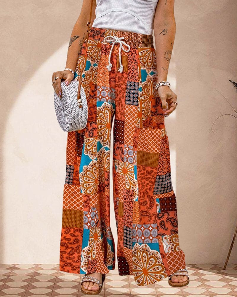 Heidi - Hose Mit Boho-Print