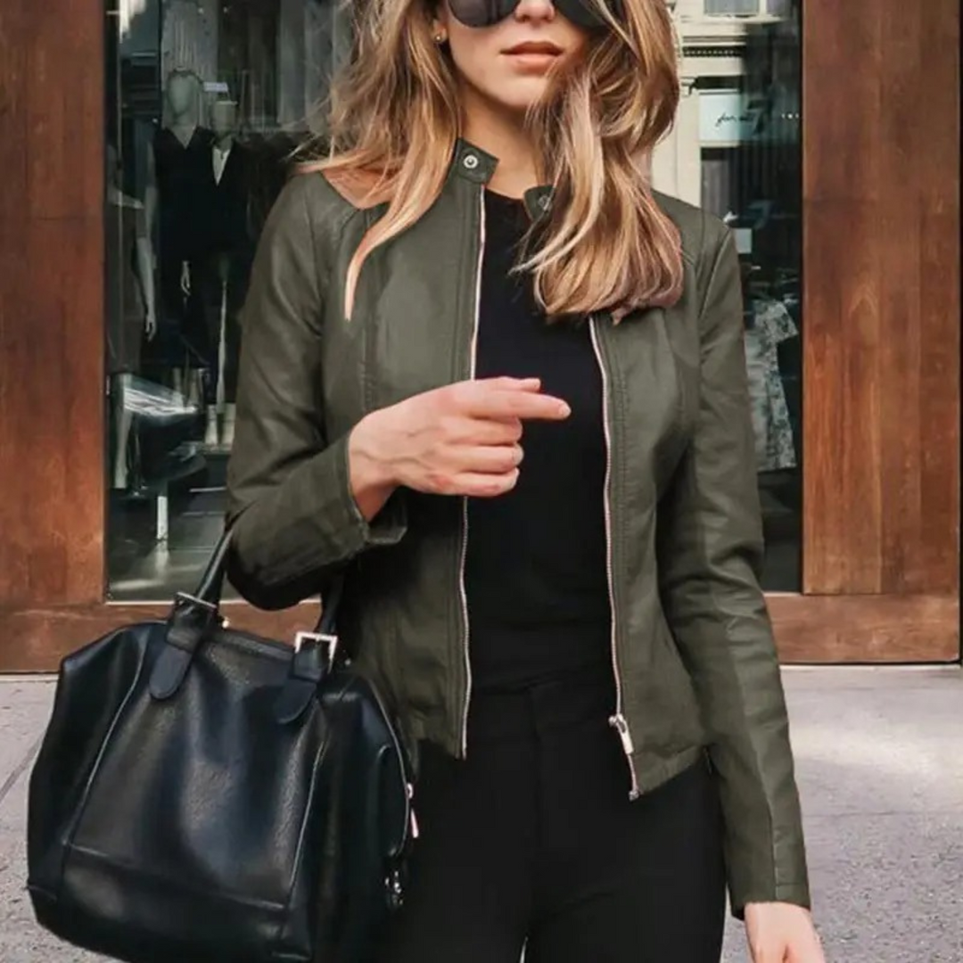 Heidi-Mode | Damen Leder Motorradjacke
