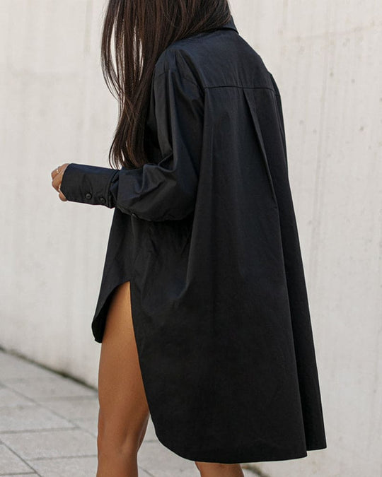 Heidi-Mode | Asymmetrische Bluse mit Langen Ärmeln