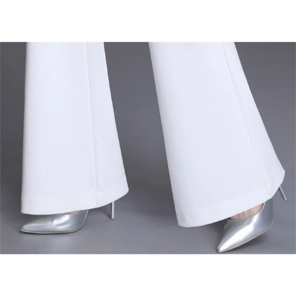 Heidi-Mode | Elegante Enganliegende Hohe Taille Flared Hosen
