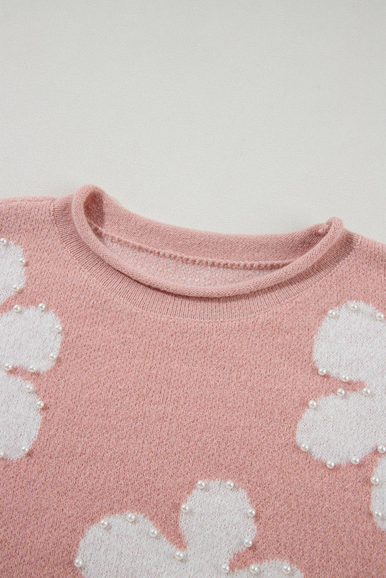 Perlenblume Distressed Edge Pullover T Shirt