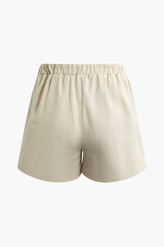 Shorts mit elastischem Bund