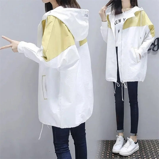 Heidi-Mode | Manteau Long À Capuche Léger Pour Femmes