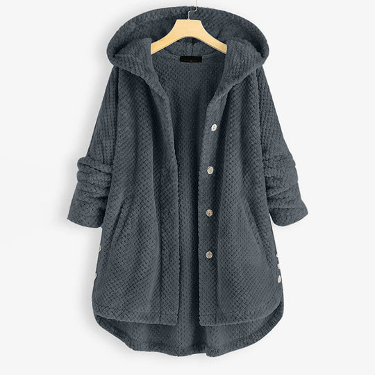 Heidi-Mode | Veste Chaude En Peluche Avec Capuche