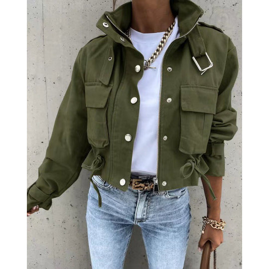 Elegante Jacke mit Stehkragen für Damen