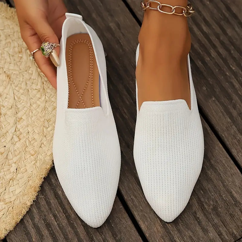 Heidi-Mode | Leichte Schuhe mit Spitzer Zehe und Rutschfester Sohle für Komfort