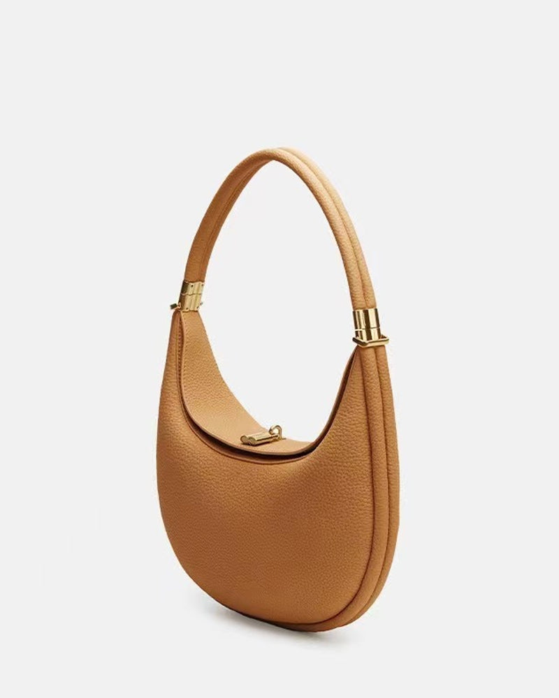 Heidi-Mode | Einfarbig Eleganter Halbmondförmiger Schultertasche