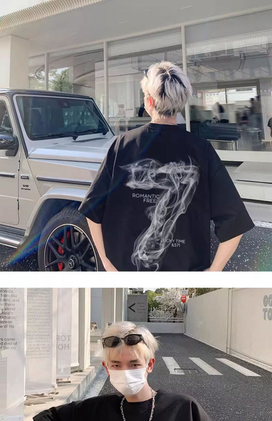 Heidi Mode | Lockeres T-Shirt in Übergröße für Männer