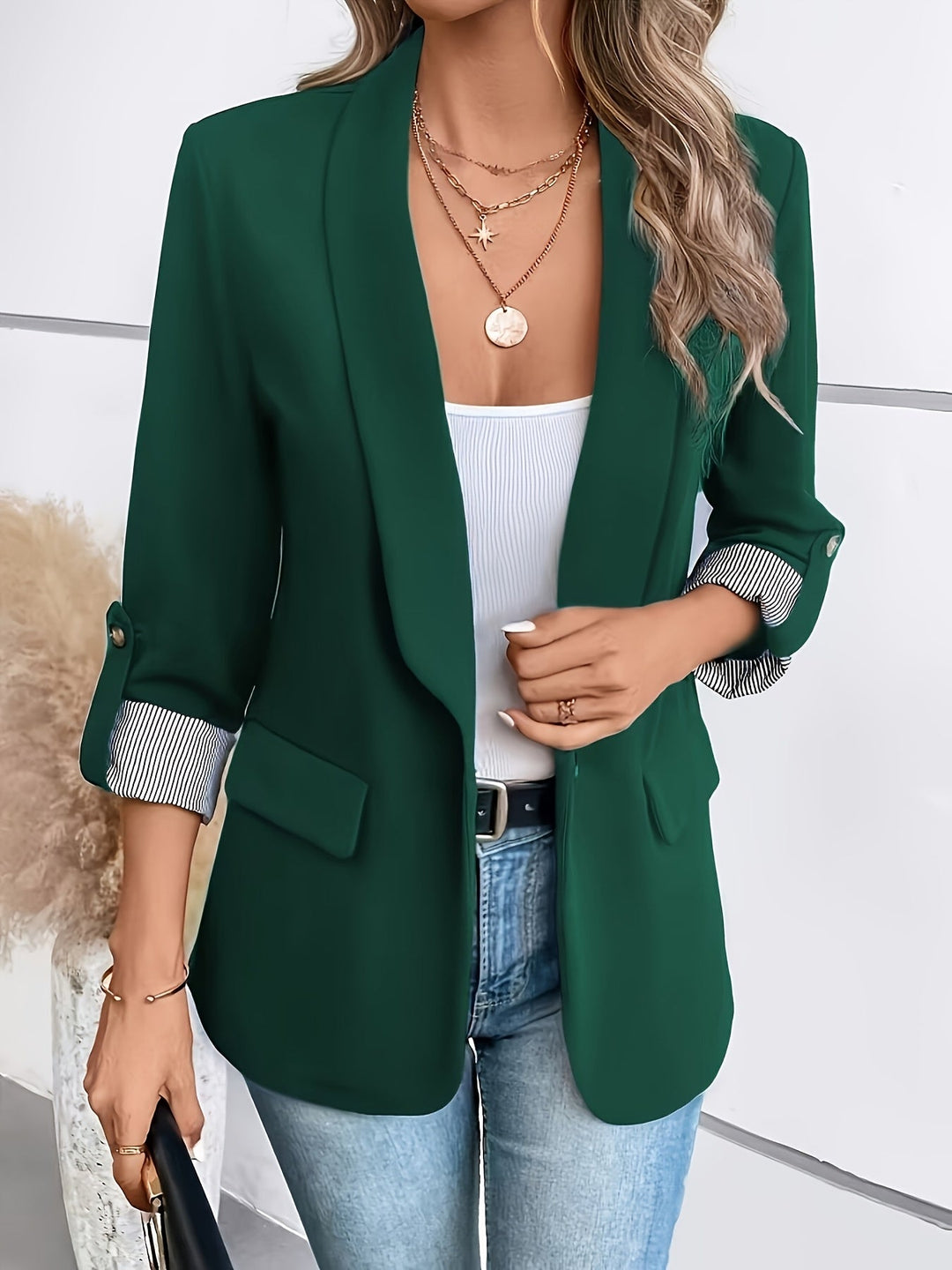 Heidi-Mode | Blazer mit Roll Up Ärmeln für Damen