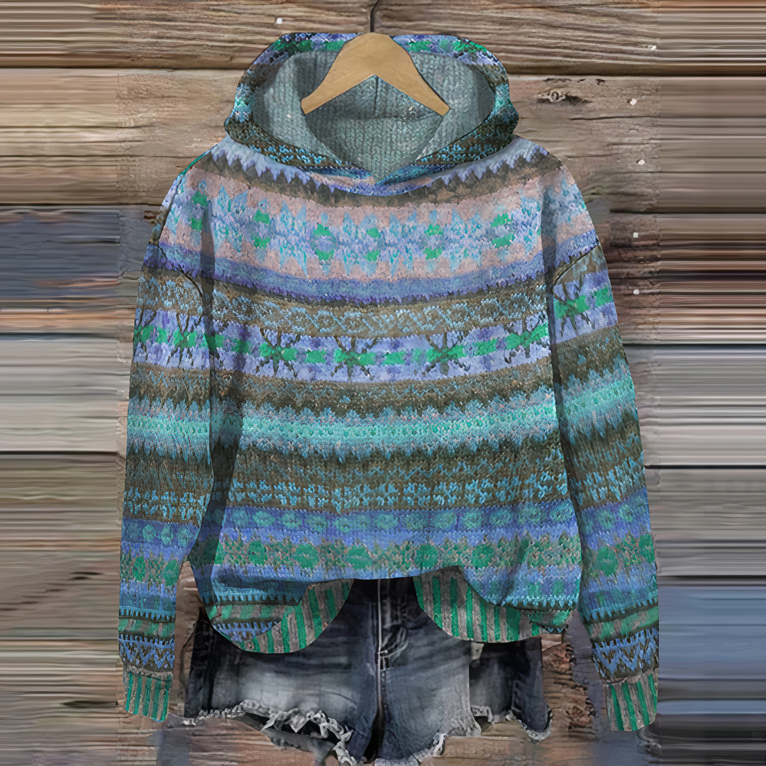 HeidiMode - Vintage-Kapuzenpullover