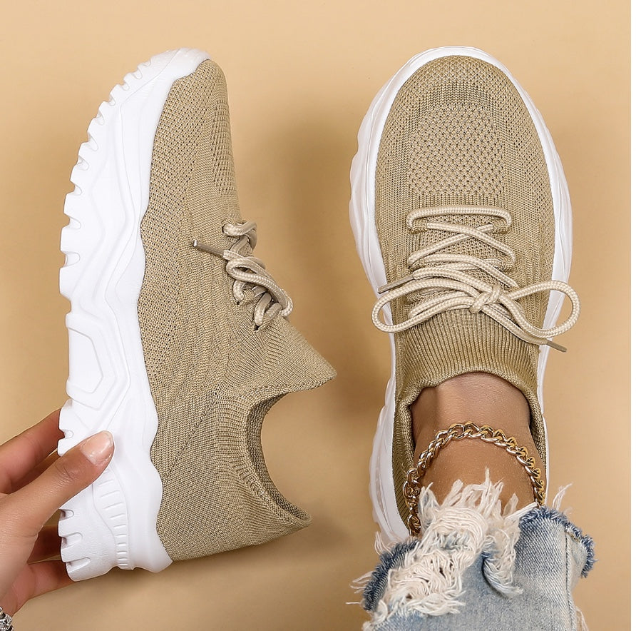 Heidi-Mode | Leichtgewicht Chunky Sohlen Sportschuhe für Frauen