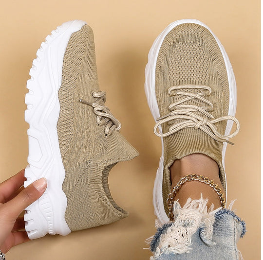 Heidi-Mode | Leichtgewicht Chunky Sohlen Sportschuhe für Frauen