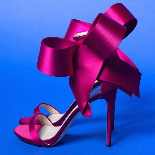 Heidi-Mode | Sommer Übergröße Schleife Knöchelriemen High Heels Sandalen für Frauen