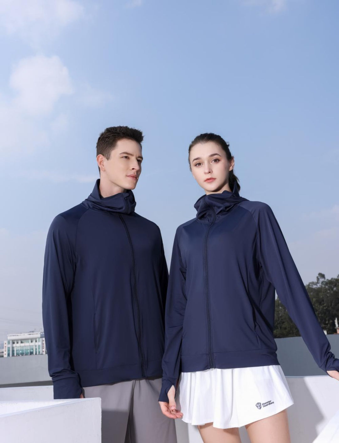 Heidi Mode | Eisempfindliche bakteriostatische und milbenentfernende Sonnenschutzkleidung mit Sonnenschutzmaske