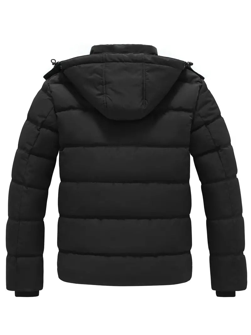 Heidi-Mode - Winterjacke für Herren - Wasserabweisende Pufferjacke mit Kapuze