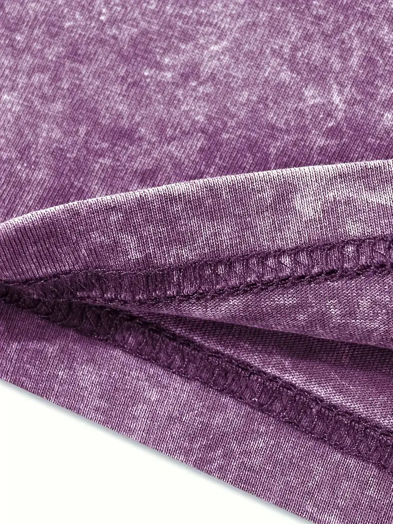 Heidi-Mode | Baumwoll-T-Shirt mit Rundhalsausschnitt