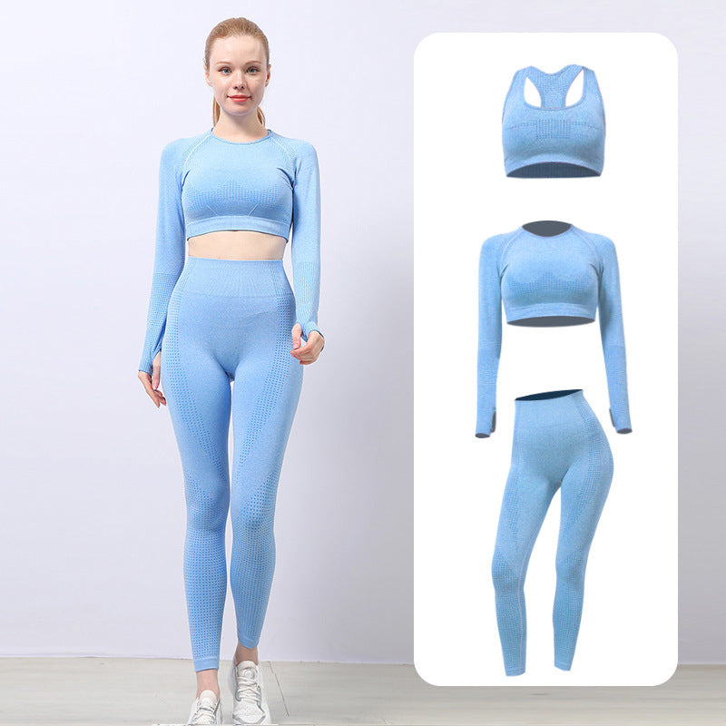 Schnelltrocknendes Enges Yogahosen-Set