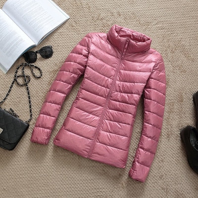 Daunenjacke mit Reißverschluss und Taschen - Dina