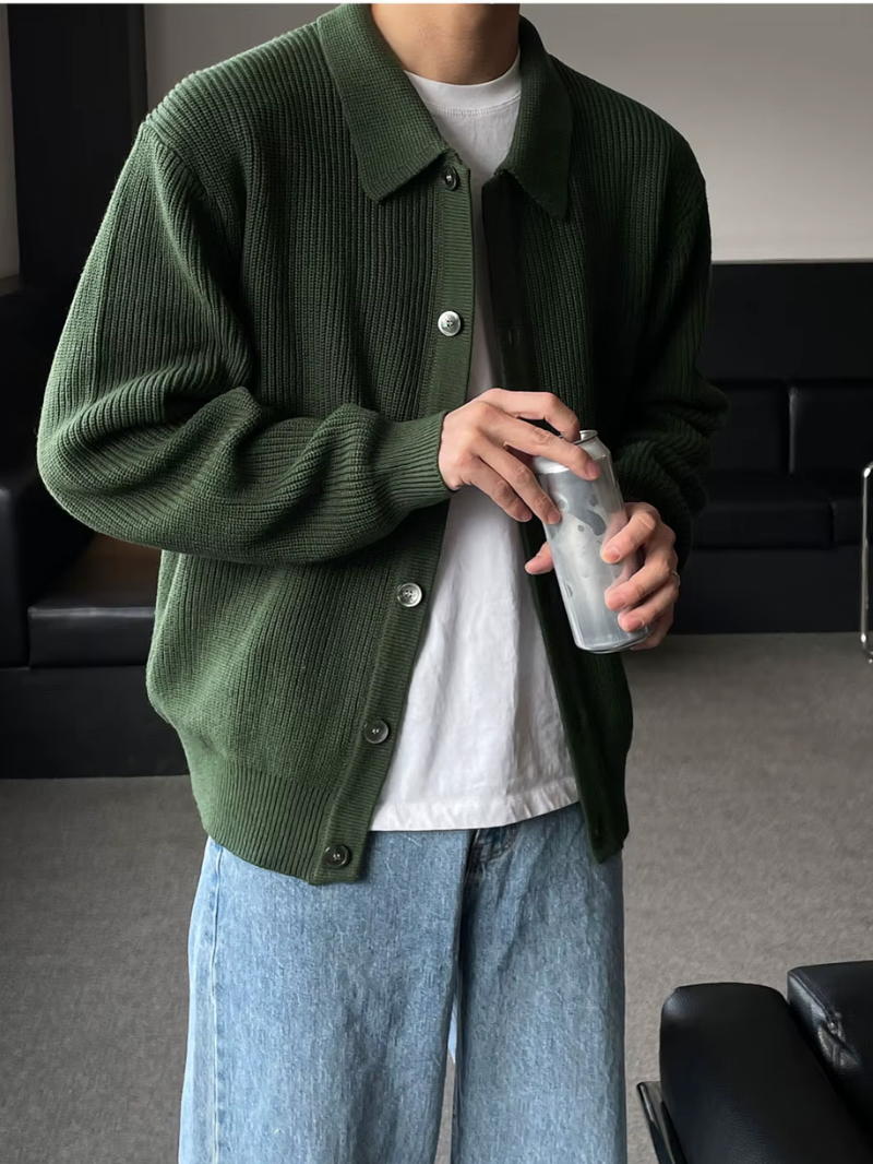 Heidi-Mode | Der Slim - Fit - Cardigan Im Streetwear - Look für Moderne Männer