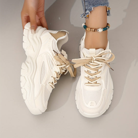Heidi-Mode | Bequeme Beige Sneaker
