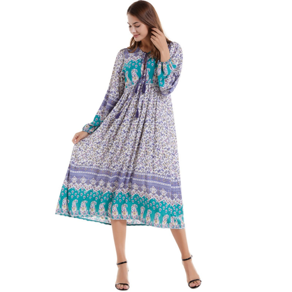 Heidi Mode | Kleid mit böhmischem Print