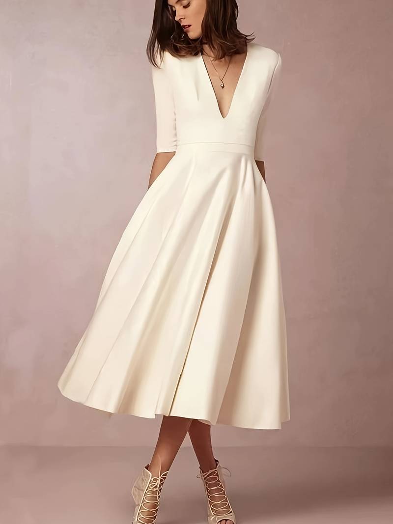 Retro 60er Jahre A-Linien Swingkleid
