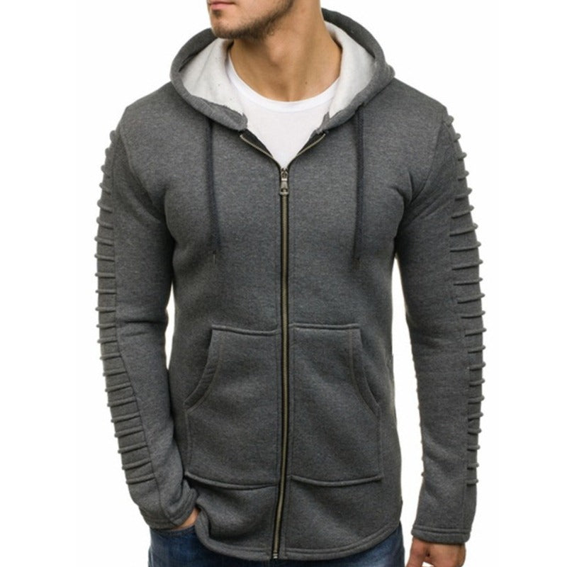 Herren Zip-Hoodie mit innovativem Design Heidi-Mode
