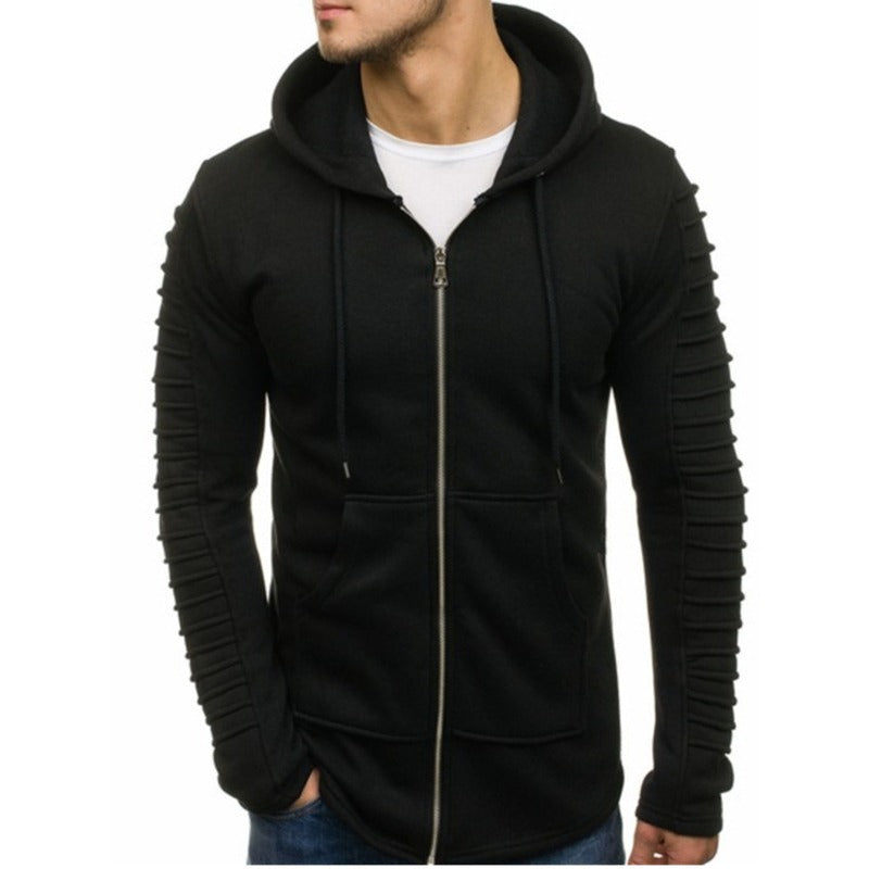 Herren Zip-Hoodie mit innovativem Design Heidi-Mode