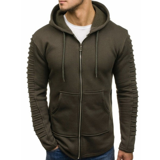 Herren Zip-Hoodie mit innovativem Design Heidi-Mode