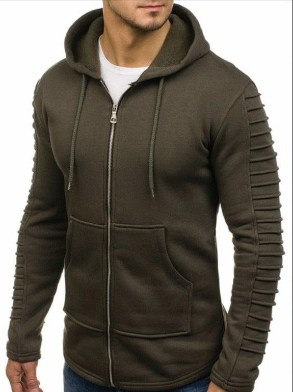 Herren Zip-Hoodie mit innovativem Design Heidi-Mode