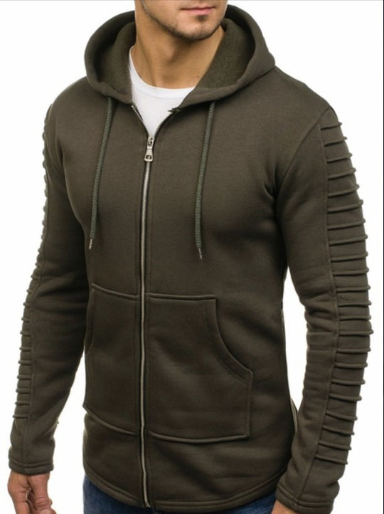 Herren Zip-Hoodie mit innovativem Design Heidi-Mode