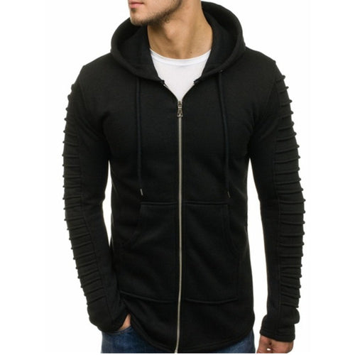 Herren Zip-Hoodie mit innovativem Design Heidi-Mode