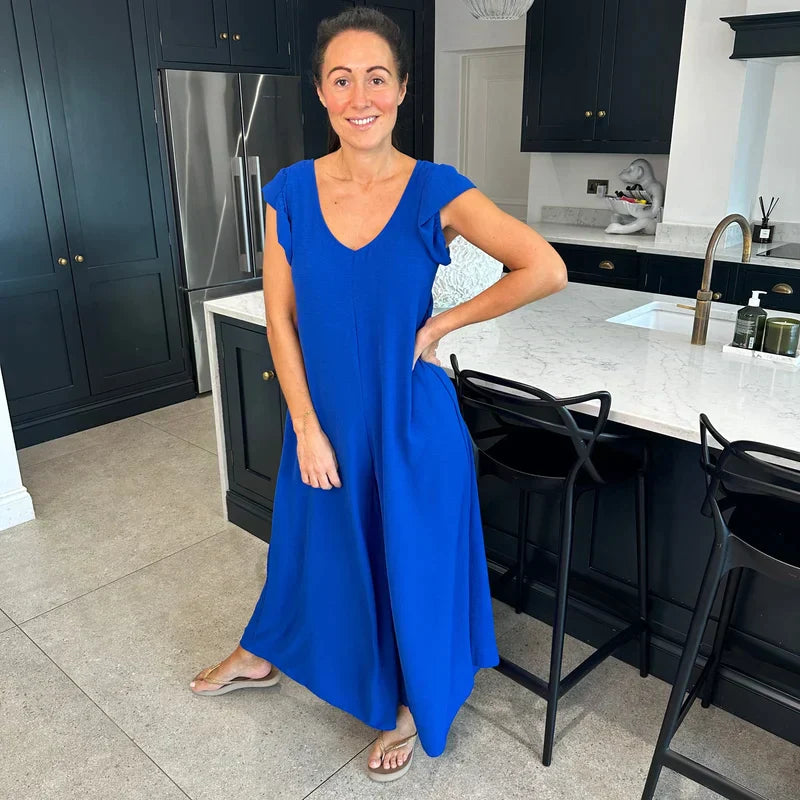 Comfy Sleeves less zomer jumpsuit