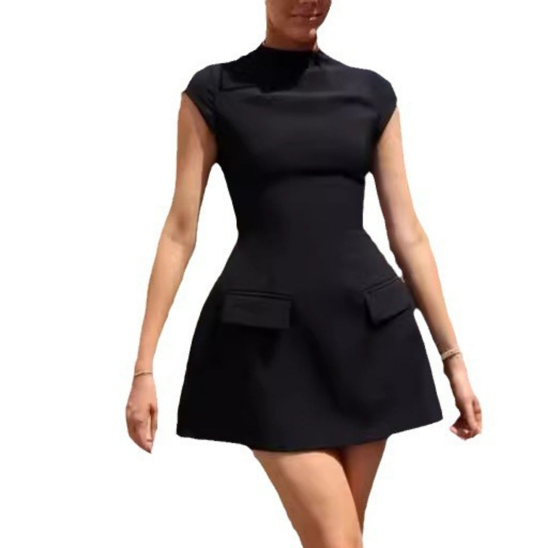Heidi Mode | Taillenkleid im Taschendesign