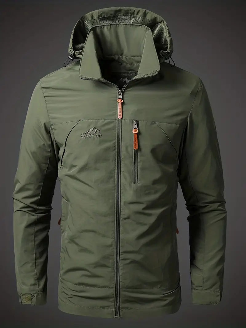 Heidi-Mode | Wasser und Winddichte Herren Outdoor Jacke für Alle Aktivitäten