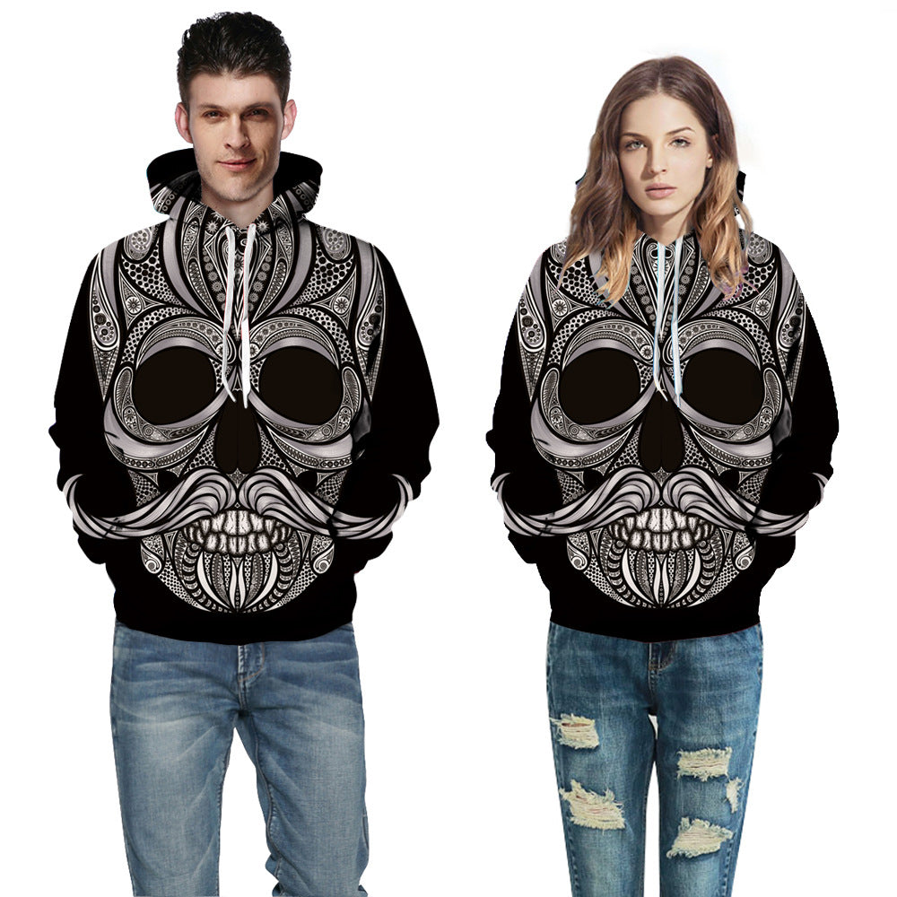 Damen Kapuzenpullover mit kreativem Streifen-Design und einzigartigem Druck Heidi-Mode