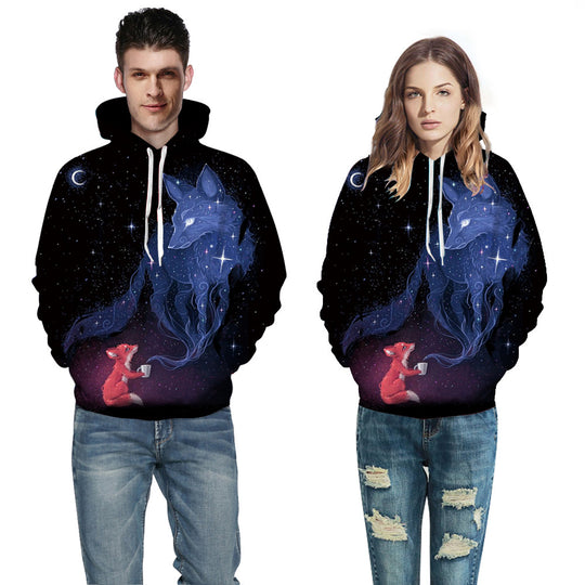 Damen Kapuzenpullover mit kreativem Streifen-Design und einzigartigem Druck Heidi-Mode
