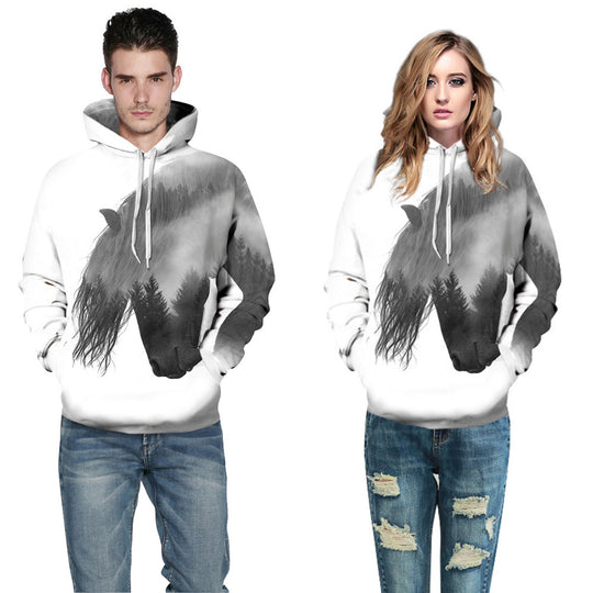 Damen Kapuzensweatshirt mit Spiderman-Design und strukturiertem Obermaterial Heidi-Mode