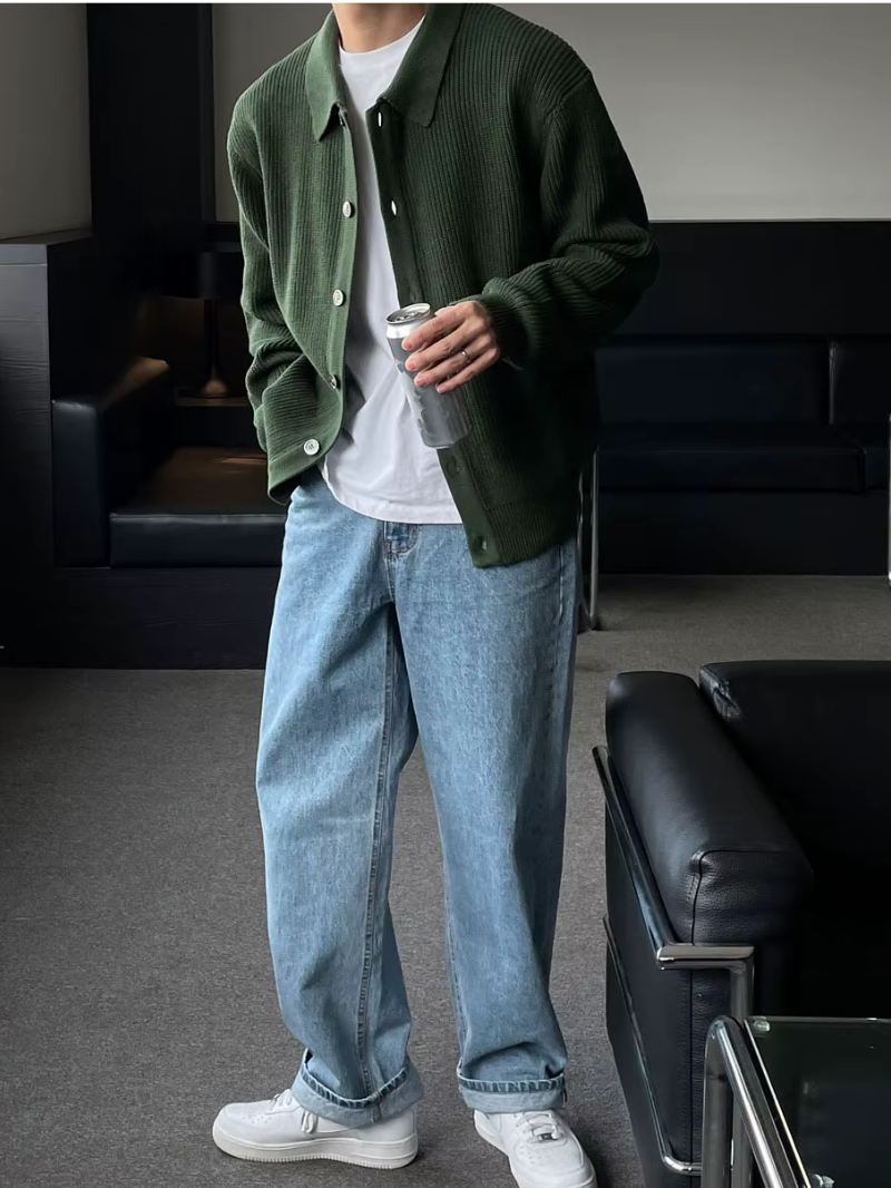 Heidi-Mode | Der Slim - Fit - Cardigan Im Streetwear - Look für Moderne Männer