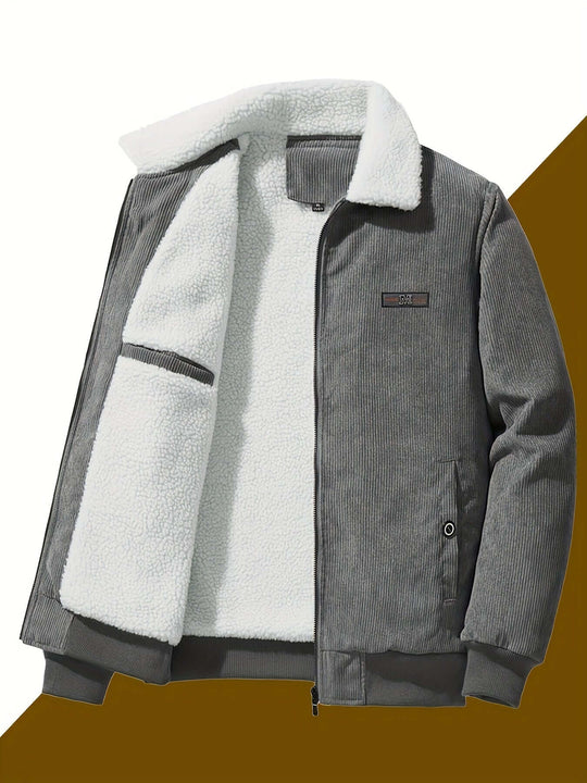 Heidi-Mode | Herren Warme Winterjacke - Dicke Steppjacke