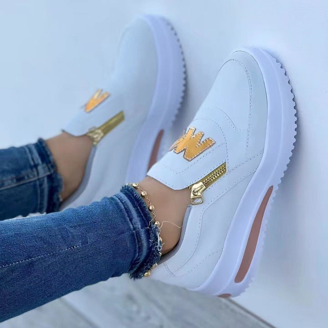 Heidi-Mode | Sportliche Damenschuhe In Übergröße Im Einfarbigen Design