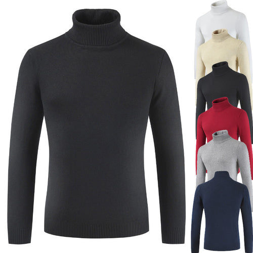 Damen Rollkragenpullover aus feiner Baumwollmischung Heidi-Mode