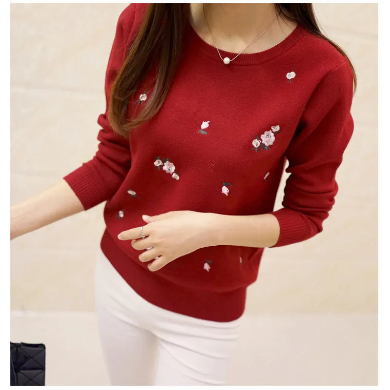 Heidi-Mode | Langarm-Poker-Dot-Pullover