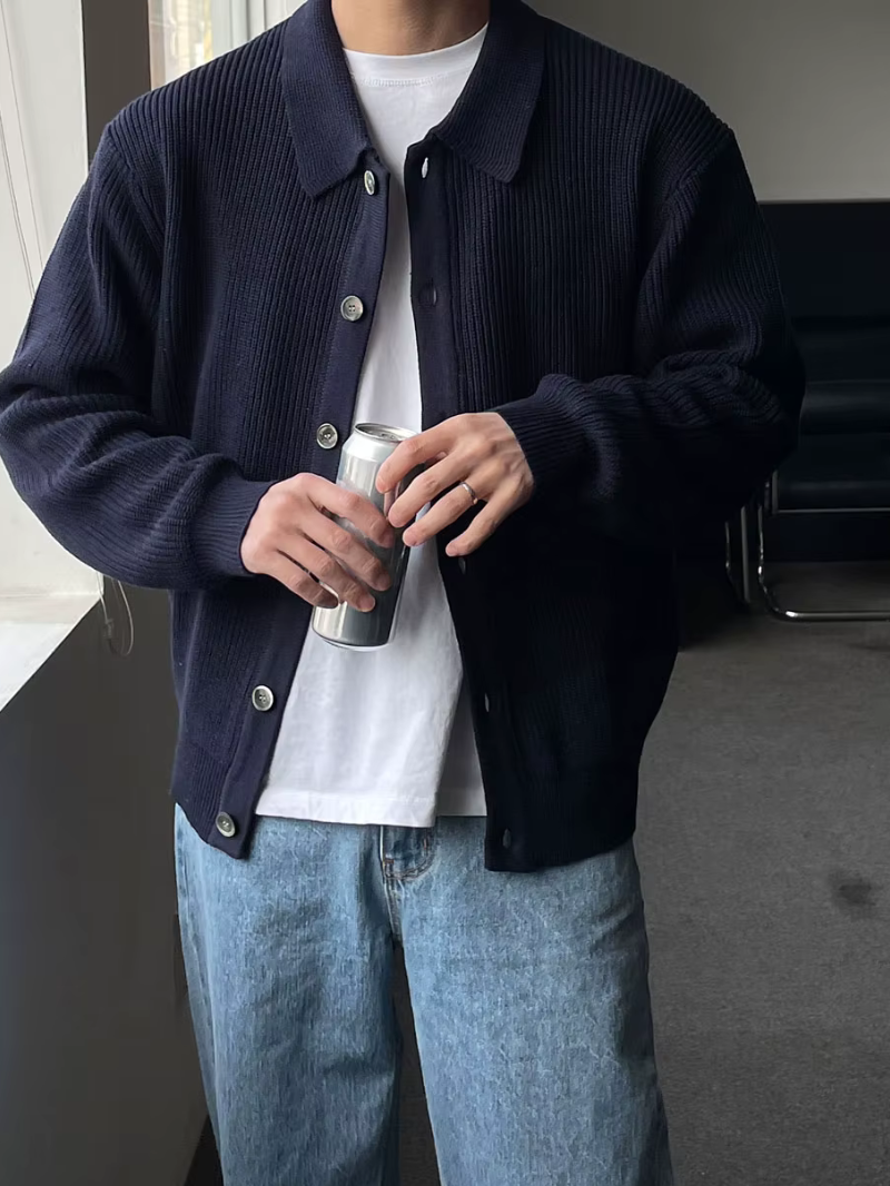 Heidi-Mode | Der Slim - Fit - Cardigan Im Streetwear - Look für Moderne Männer