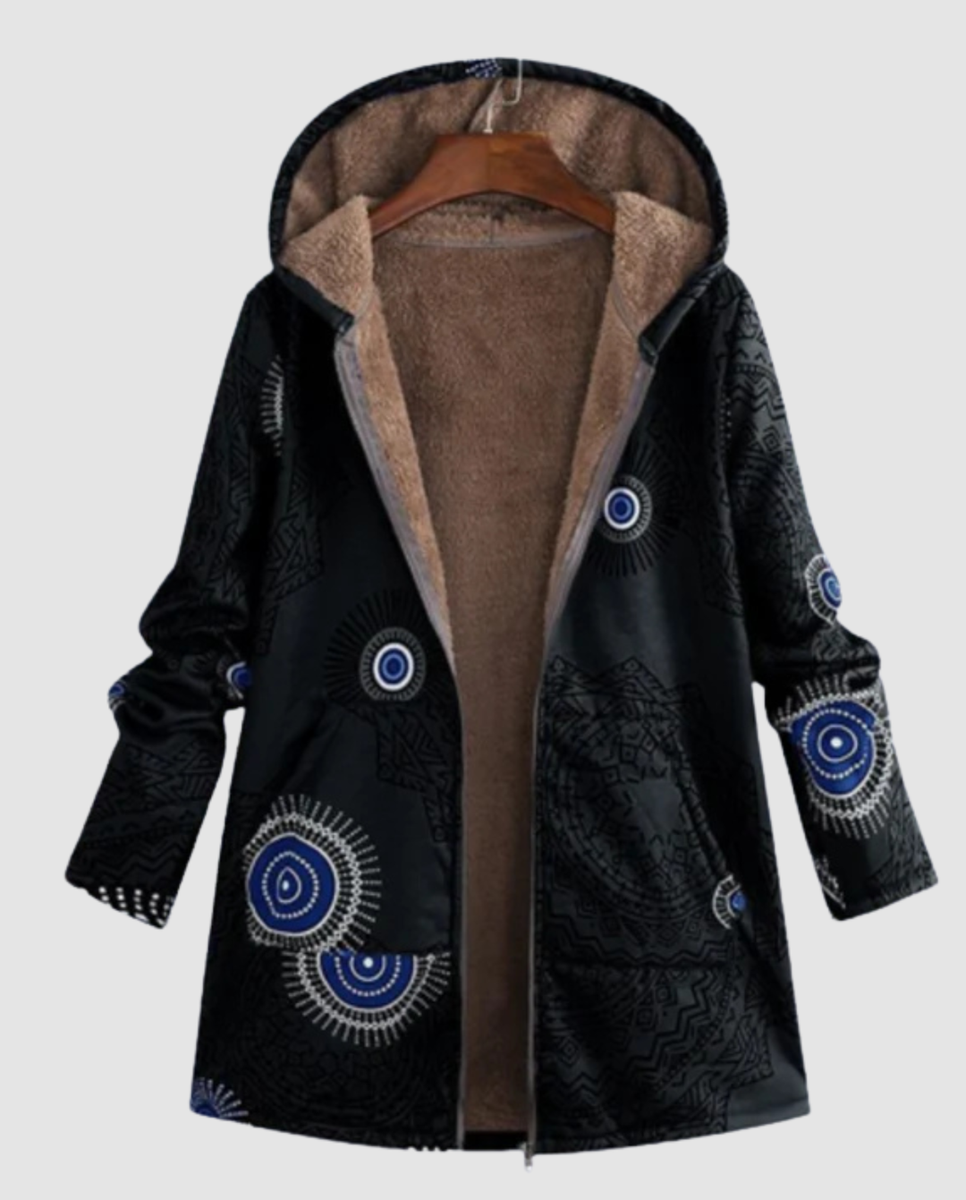 Winterjacke Damen Blumenmuster | Heidi-Mode